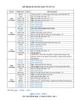 GIÁO ÁN TUẦN 34,35 CÁNH DIỀU TIẾNG VIỆT 4