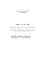quan sát tìm hiểu hoạt động thực hành quyền công tố và giám sát xét xử vụ án hình sự tại viện kiểm sát nhân dân thị xã bến cát