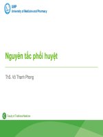 bài giảng nguyên tắc phối huyệt