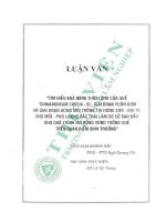 Luận văn: Tìm hiểu khả năng thích ứng của Quế (Cinnamomum cassia BL. giai đoạn vườn ươm và giai đoạn rừng mới trồng tại Hùng Sơn - Đại Từ Chợ Mới - Phú Lương Bắc Thái làm cơ sở ban đầu cho quá trình mở rộng vùng trồng Quế trên quan điểm sinh trưởng