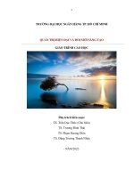 Quản trị hiện đại và đổi mới sáng tạo : Giáo trình cao học / Trần Dục Thức cb., [và nh.ng.kh.]