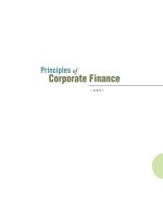 Principles of corporate finance - Richard A. Brealey, Stewart C. Myers, Franklin Allen