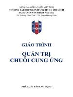 Giáo trình quản trị chuỗi cung ứng / Nguyễn Văn Thích cb., Trương Đình Thái, Phạm Hương Diên