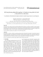 KẾT HỢP PHƯƠNG PHÁP PHÂN NGƯỠNG VÀ GRAPHCUT TRONG PHÂN TÍCH ẢNH Y KHOA ĐỂ HỖ TRỢ CHẨN ĐOÁN