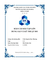 báo cáo bài tập lớn dung sai và kỹ thuật đo thực hiện cánh tay in 3d