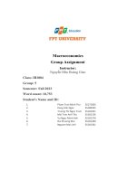 macroeconomics group assignment
