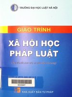 Giáo trình xã hội học pháp luật - Ngọ Văn Nhân