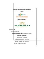 tiểu luận tổng quan giới thiệu công ty bia rượu nước giải khát hà nội