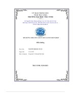 bồi dưỡng theo tiêu chuẩn chức danh nghề nghiệp điều dưỡng