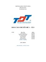 báo cáo chuyên đề 1 tổ 5 ề doanh nghiệpajinomoto