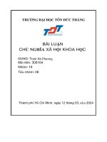 bài luận chủ nghĩa xã hội khoa học vì sao phải nghiên cứu sự biến đổi cơ cấu xã hội cơ cấu xã hội giai cấp trong thời kỳ quá độ lên chủ nghĩa xã hội