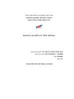 bài báo cáo môn cấu trúc rời rạc