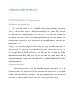 THIẾT KẾ DASHBOARD TRONG BUSINESS INTELLIGENCE