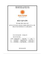 bài tập lớn đề tài xây dựng chương trình chơi cờ vua với thuật toán minimax và alpha beta