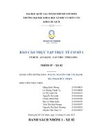 báo cáo thực tập thực tế cơ sở 1 tp hcm an giang cần thơ vĩnh long