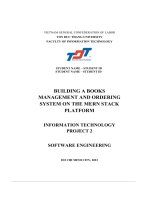 building a books management and ordering system on the mern stack platform