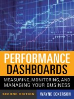 Performance dashboards  measuring, monitoring, and managing your business, 2nd edition
