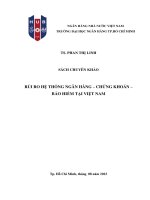 Sách chuyên khảo: Rủi ro hệ thống ngân hàng - chứng khoán - bảo hiểm tại Việt Nam