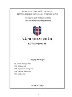 Sách tham khảo: Kế toán quốc tế