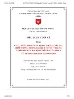 chăc năng kinh t¾ và dịch vþ kh¾o sát giá kh¾u trang trong đại dịch covid 19 trong 2 đợt đàu cāa đại dịch trên báo dantri