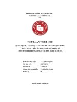 tiểu luận triết học quan hệ giữa cơ sở hạ tầng và kiến trúc thượng tầng và vận dụng phân tích quan hệ giữa kinh tế với chính trị trong công cuộc đổi mới ở nước ta