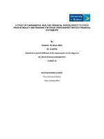 A study of fundamental analysic (financial ratios) effect to stock price in reality and resons the stock price doesn''t reflect finacial statements