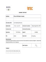 btec level 5 hnd diploma in computing unit 2 networking infrastructure