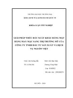 giải pháp thúc đẩy xuất khẩu mặt hàng may mặc sang thị trường mỹ của công ty tnhh đầu tư sản xuất và dịch vụ nguồn việt