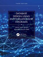 Database design using entity relationship diagrams
