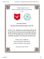 hoạch định chiến lược pr