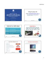 Bài giảng Chương 6 Bồi thường thiệt hại cụ thể - Môn Pháp luật về hợp đồng và bồi thường thiệt hại ngoài hợp đồng