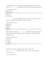 Đáp Án trắc nghiệm lý thuyết tổng hợp ehou en57