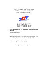 đề tài khảo sát khán giả và đưa ra đề xuất cho giải bóng đá thanh niên sinh viên việt nam cup de măng đen 2023