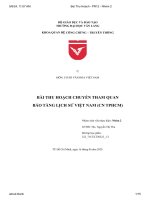 i thu hoch chuyến tham quanbảo tng lịch sử việt nam cn tphcm