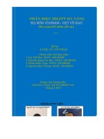 đề tài lược sử võ nhạc