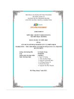 tiểu luận xây dựng kế hoạch khảo sát và chiến dịch marketing mix cho dòng sản phẩm mì quảng của tiệm mìquảng hiền