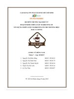tiểu luận hoạch định chiến lược marketing số xây dựng chiến lược marketing số cho thương hiệu daily coffee