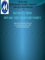 Thực Hành Nghề Nghiệp - Đề Tài - Khảo Sát Thực Trạng Công Tác Quản Trị Lực Lượng Bán Hàng Tại Công Ty Tnhh Tm Xnk Thuỷ Hải Sản Huỳnh Lê
