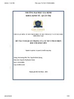 tiểu luận tư duy phản biện