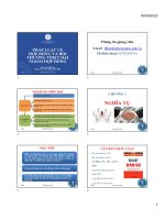 Bài giảng Chương 1 Nghĩa vụ - Môn Pháp luật về hợp đồng và bồi thường thiệt hại ngoài hợp đồng