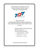 báo cáo cuối kỳ môn hệ thống thông tin trong kinh doanh đề tài phân tích ứng dụng đặt vé trực tuyến của cgv