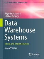 Data warehouse systems  design and implementation (data centric systems and applications)