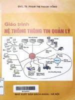 Giáo trình hệ thống thông tin quản lý / Phạm Thị Thanh Hồng.