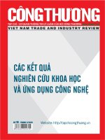 Công thương - Các kết quả nghiên cứu khoa học và ứng dụng công nghệ. 10 / Ban biên tập, Đặng Thị Ngọc Thu, [và nh.ng.kh.].