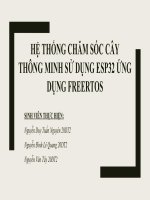 hệ thống chăm sóc cây thông minh sử dụng esp32 ứng dụng freertos