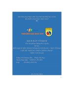 biên kịch tiểu phẩm võ kịch vovinam việt võ đạo chủ đề kháng chiến chống pháp