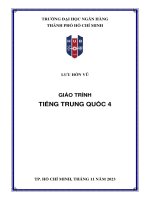 Giáo trình tiếng Trung Quốc 4
