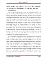 Thực Hành Nghề Nghiệp - Đề Tài - Nghiên Cứu Đánh Giá Của Người Tiêu Dùng Đối Với Thương Hiệu Nệm Kymdan Tại Tphcm Từ 2009 – 2011