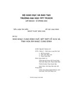 nhã nhạc cung đình huế nét đẹp cổ xưa và tinh hoa âm nhạc cung đình