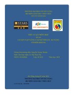 tiểu luận môn học luyện tập nâng cao kĩ thuật kĩ năng võ đối kháng